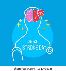 World Stroke Day Illustration