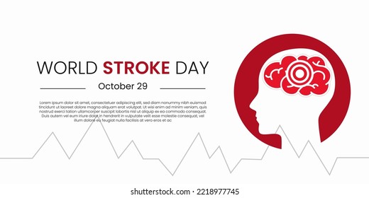 World Stroke day on October 29, A stroke occurs when the blood supply to part of your brain is interrupted or reduced, preventing brain tissue from getting oxygen and nutrients.