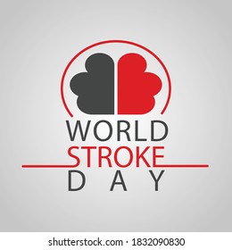 Diseño temático del Día Mundial de la Infarto. Concepto vectorial para carteles o afiches de estilo plano.