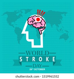 world stroke day,banner and poster