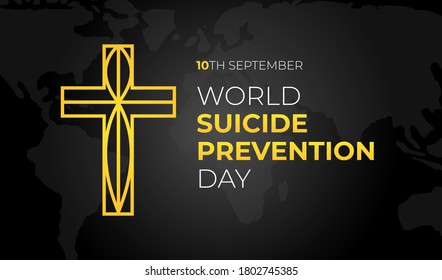 Antecedentes del Día Mundial de la Prevención del Suicidio con Ilustración de la Cruz Cristiana