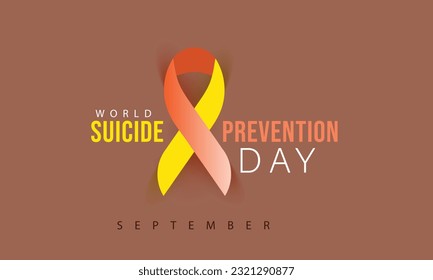 World Suicide Prevention Day. background, banner, card, poster, template. Vector illustration.