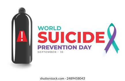 World Suicide Prevention day. background, banner, card, poster, template. Vector illustration.
