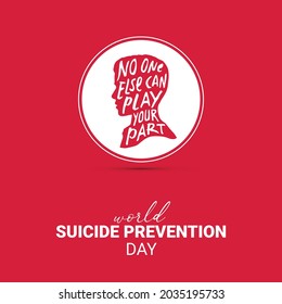 World Suicide Prevention Day vector design