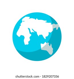 World symbol. Globe icon vector