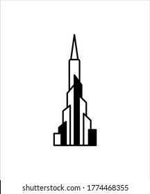 world tallest building icon,vector best flat icon.