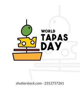 World Tapas Day. Third Thursday of June. Eps 10.