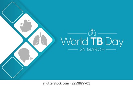 El 24 de marzo se celebra cada año el Día Mundial de la Tuberculosis con el fin de crear conciencia pública sobre la epidemia mundial de tuberculosis y los esfuerzos para eliminar la enfermedad. Ilustración del vector