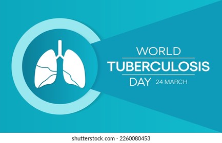 El 24 de marzo se celebra cada año el Día Mundial de la Tuberculosis con el fin de crear conciencia pública sobre la epidemia mundial de tuberculosis y los esfuerzos para eliminar la enfermedad. Ilustración del vector