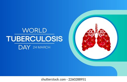 El 24 de marzo se celebra cada año el Día Mundial de la Tuberculosis con el fin de crear conciencia pública sobre la epidemia mundial de tuberculosis y los esfuerzos para eliminar la enfermedad. Ilustración del vector