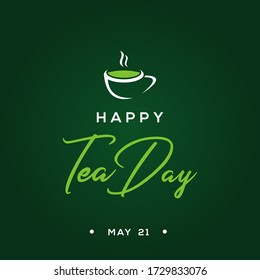 World Tea Day Vector Design Illuatration