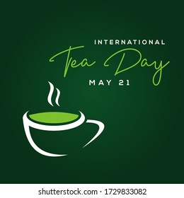 World Tea Day Vector Design Illuatration