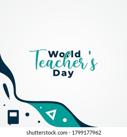 World Teacher Day Vector Design Illustration