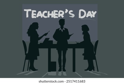 World Teachers Day creative concept banner, poster, social media post, template, background, t-shirt, post card design. Happy Teachers Day creative idea