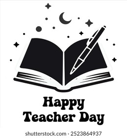 World Teachers Day creative concept banner, poster, social media post, template, background, t-shirt, post card design. Happy Teachers Day creative idea.