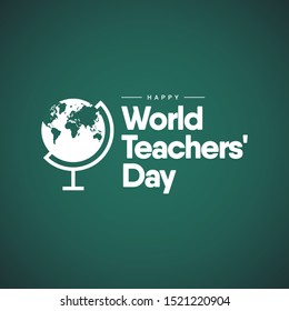 World Teachers Day Design Template Stock Vector (Royalty Free ...