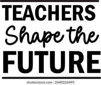 World Teacher's Day Typography  Design