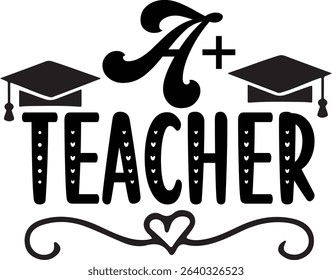 World Teacher's Day Typography  Design