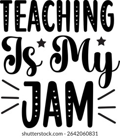 World Teacher's Day Typography Design 
