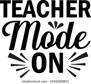 World Teacher's Day Typography Design 