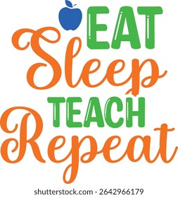 World Teacher's Day Typography Design