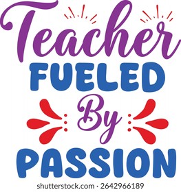 World Teacher's Day Typography Design