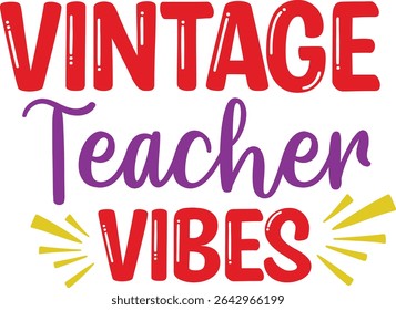 World Teacher's Day Typography Design