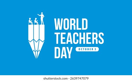 world teachers day vector concept design