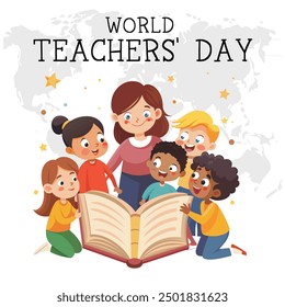 World Teachers Day Vector Creative and Inspirational Design for Educators