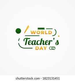 World Teachers Day Vector Design Illustration For Celebrate Moment