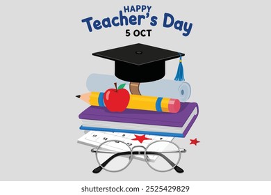 world teachers day vector illustration