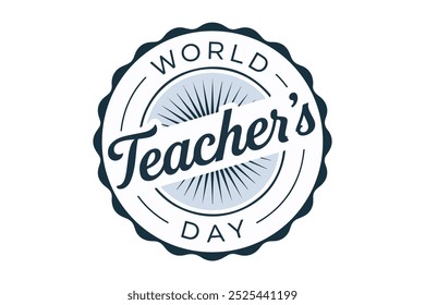 world teachers day vector illustration