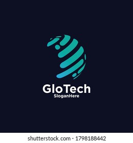 World Tech Logo Design Template