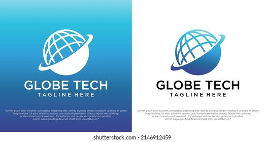 World Tech Logo Design Template