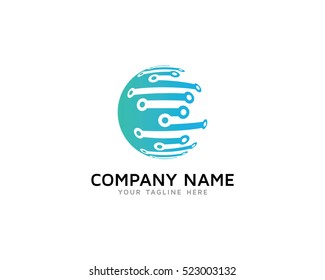 World Tech Logo Design Template