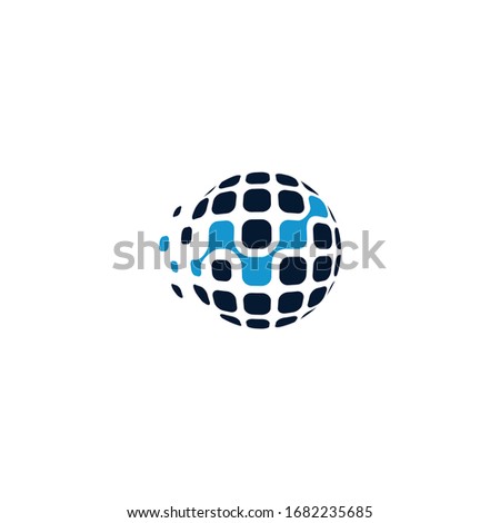 World Tech Logo Design Template