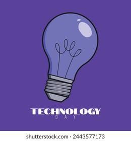 World Technology Day Vector Icon Illustration Technology Education Day Icon Science Awareness vector