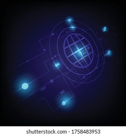 world of technology information have many connections data