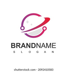 World Of Technology Logo Design Template