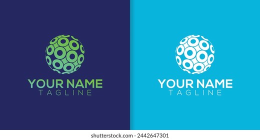 World Technology Logo Design Template, planetary biotechnology