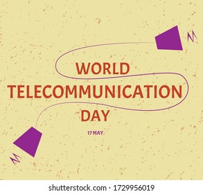 ilustración vectorial del día mundial de las telecomunicaciones