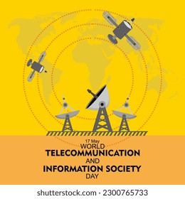 Día Mundial de las Telecomunicaciones y la Sociedad de la Información, cartel y cartel, 17 de mayo
