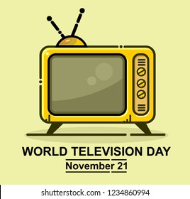 world television day, icon vector