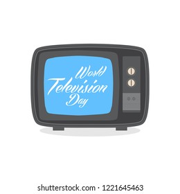 World Television Day. Illustration for world television day.