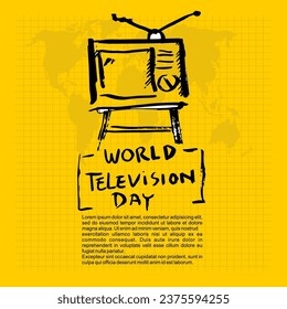  World Television Day, Poster and Banner, 21 November