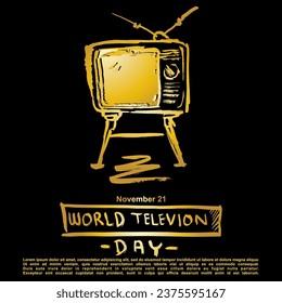  World Television Day, Poster and Banner, 21 November