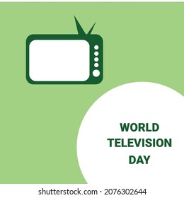 BANDEJA DE VECTOR DEL DÍA MUNDIAL DE LA TELEVISIÓN
