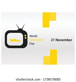 world television day vector illustration. background, banner.