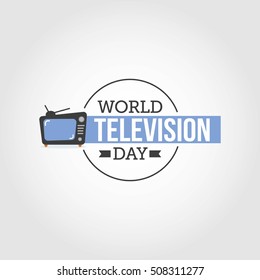 World Television Day Vector Illustration. Suitable for greeting card, poster and banner.