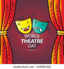 World Theatre Day concept. March 27